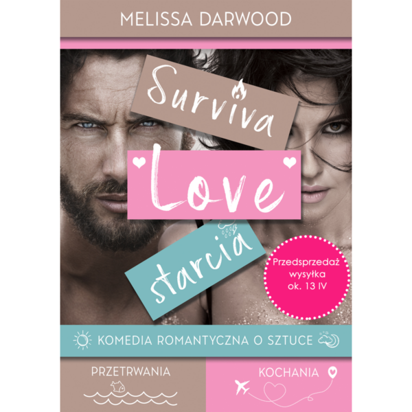 Okłądka książki SurvivaLove starcia Melissa Darwood